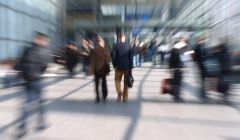 Besucher einer Messeveranstaltung