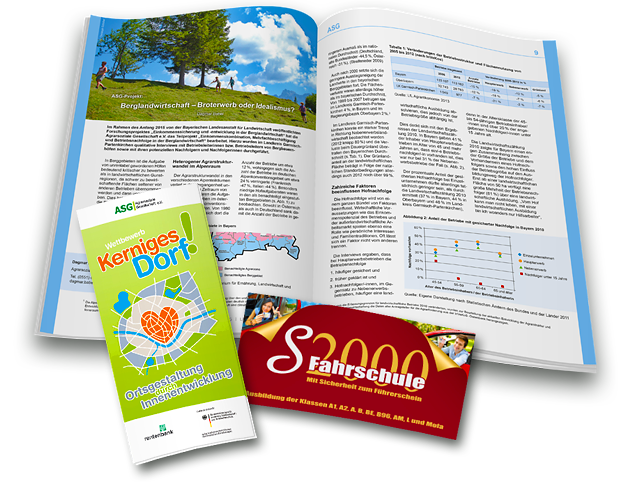 Gestaltung und Druck von Printmedien