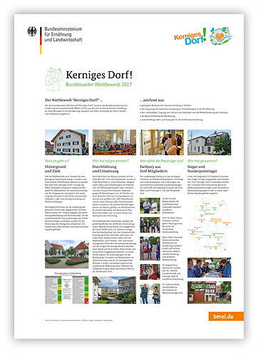 Plakate zum Wettbewerb “Kerniges Dorf!“ 2017